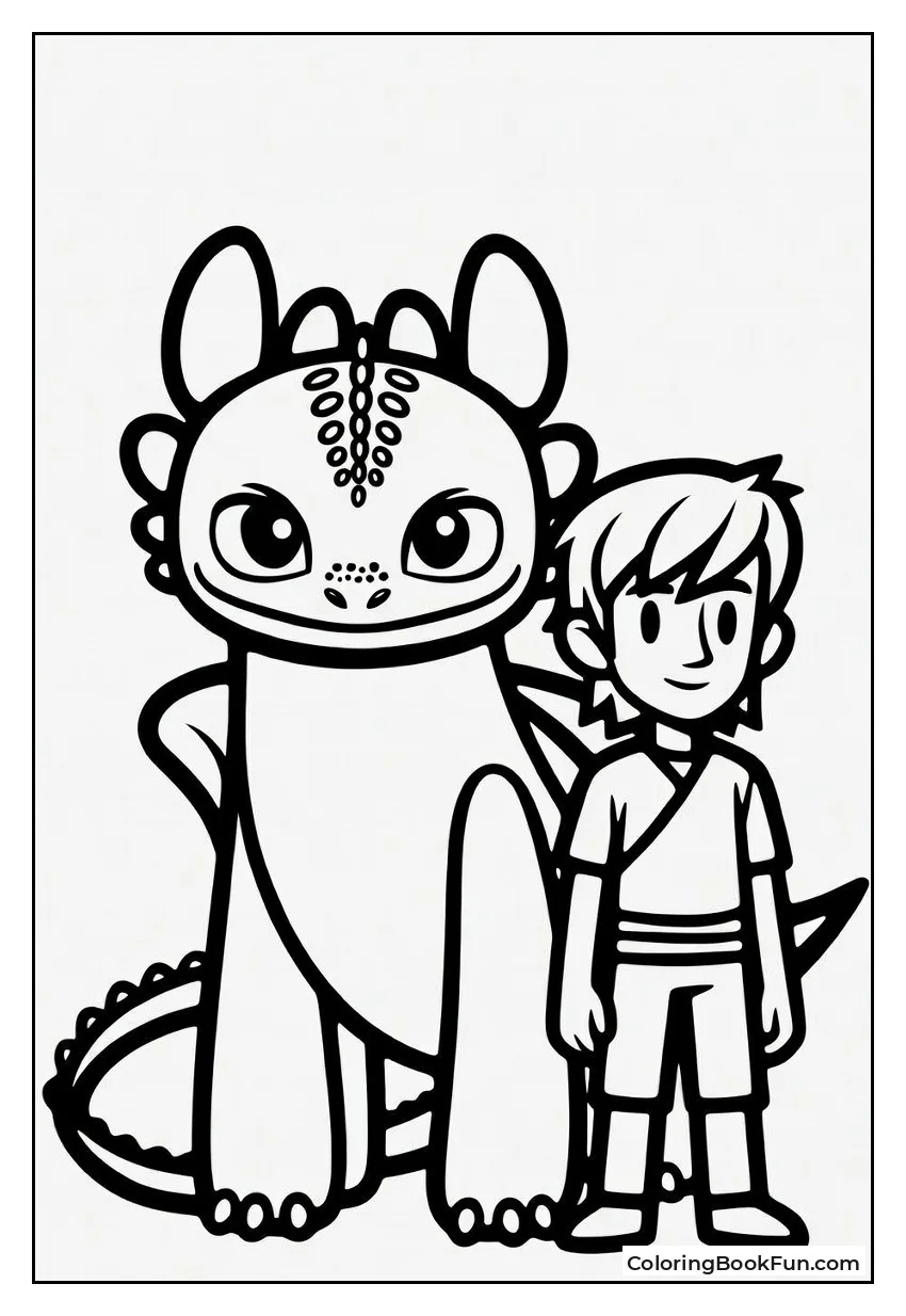Best Friends Standing Side by Side