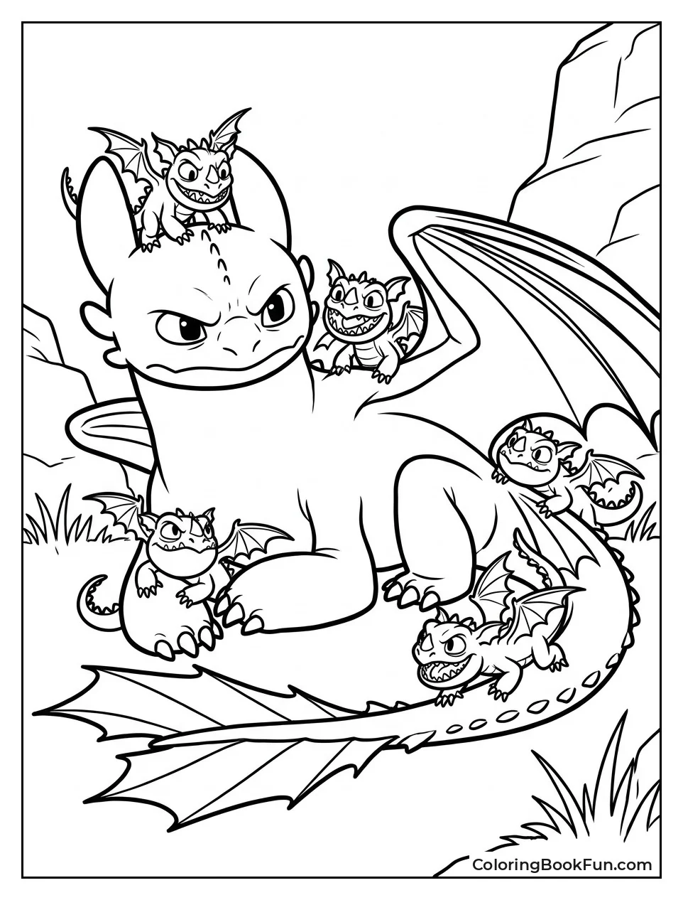 Terrors Crawling over Toothless
