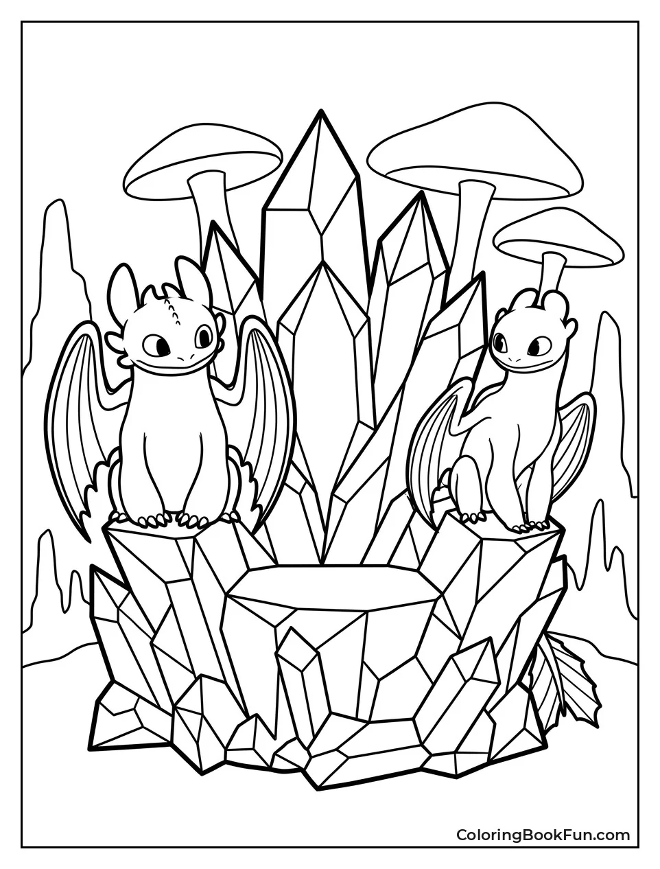 Toothless Sitting on Hidden Throne