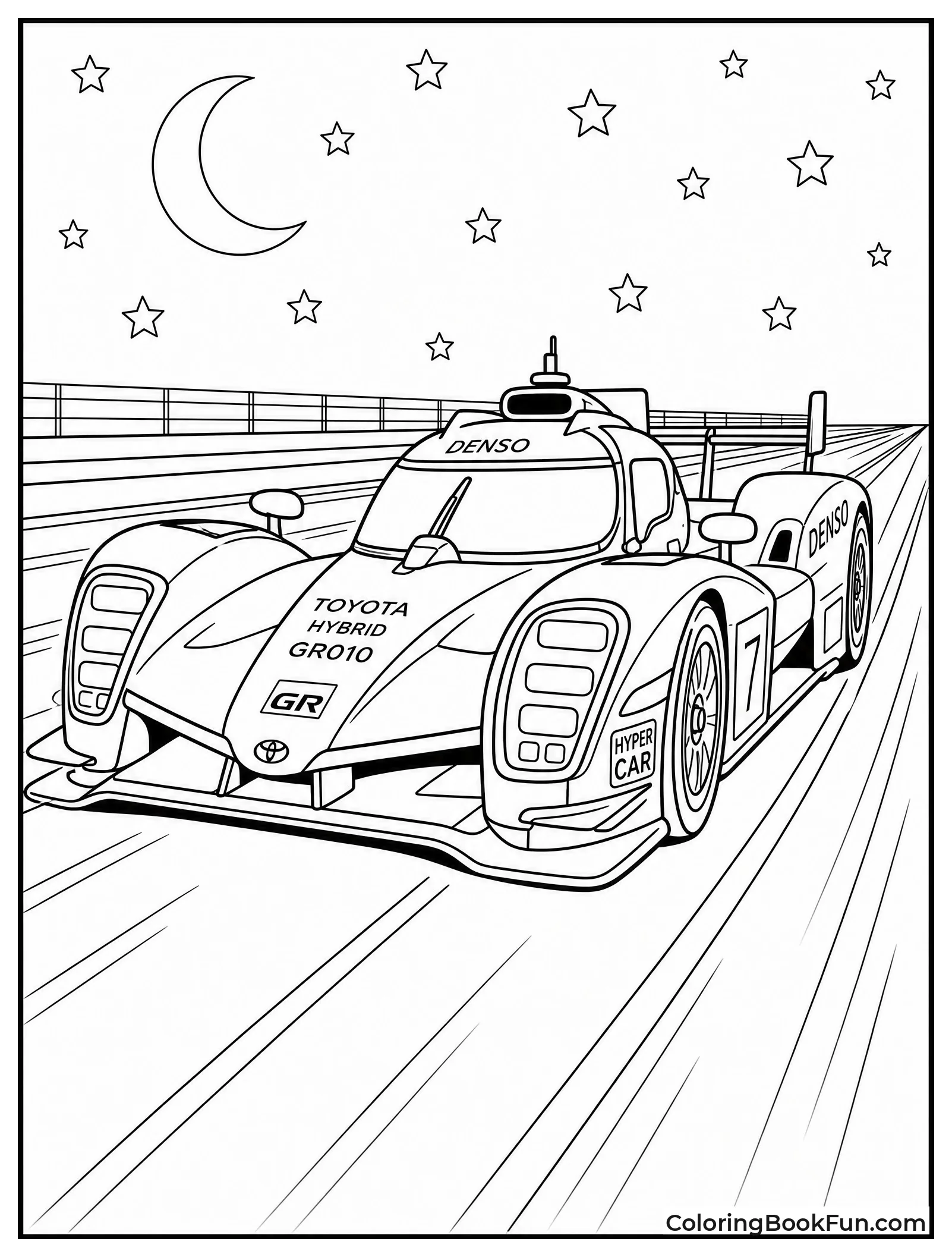 GR010 Racing at Night