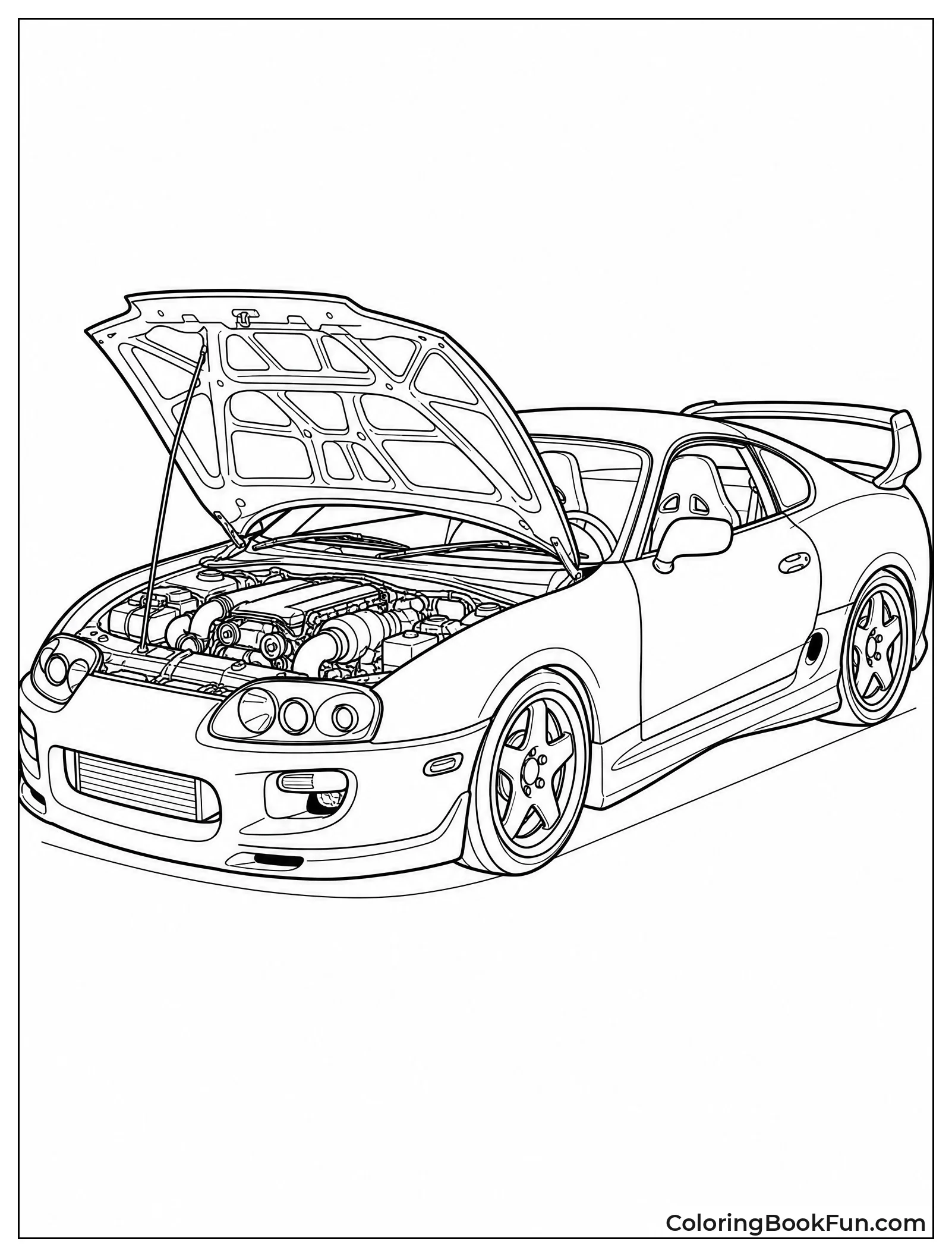Supra MK4 Side Profile