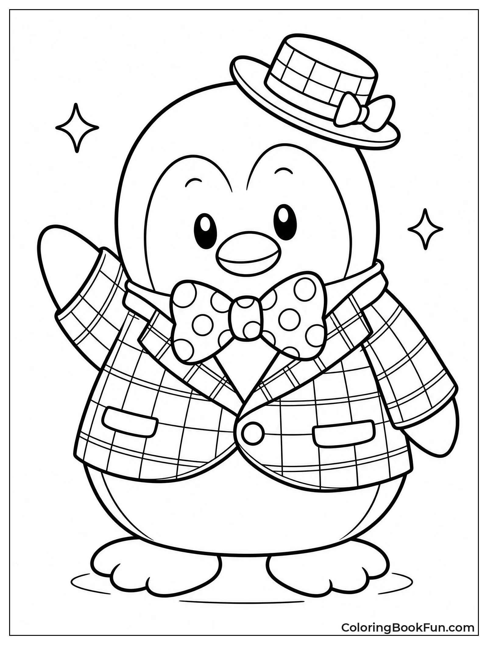 Sam Wearing Plaid Coat and Hat