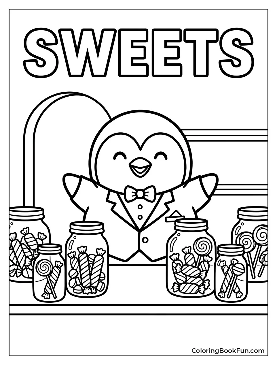 Sam Selling Candy in Shop