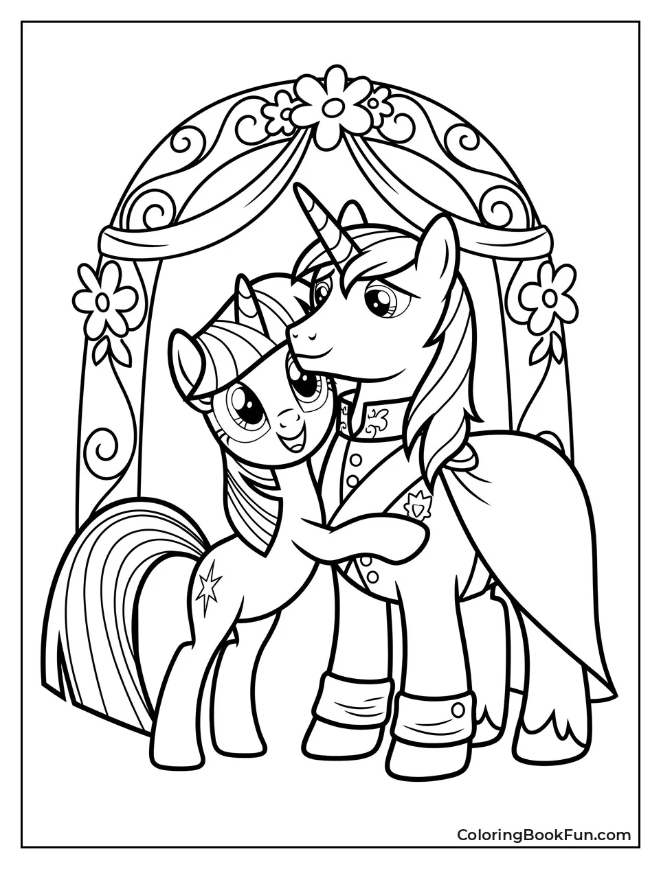 Twilight Hugging Shining Armor