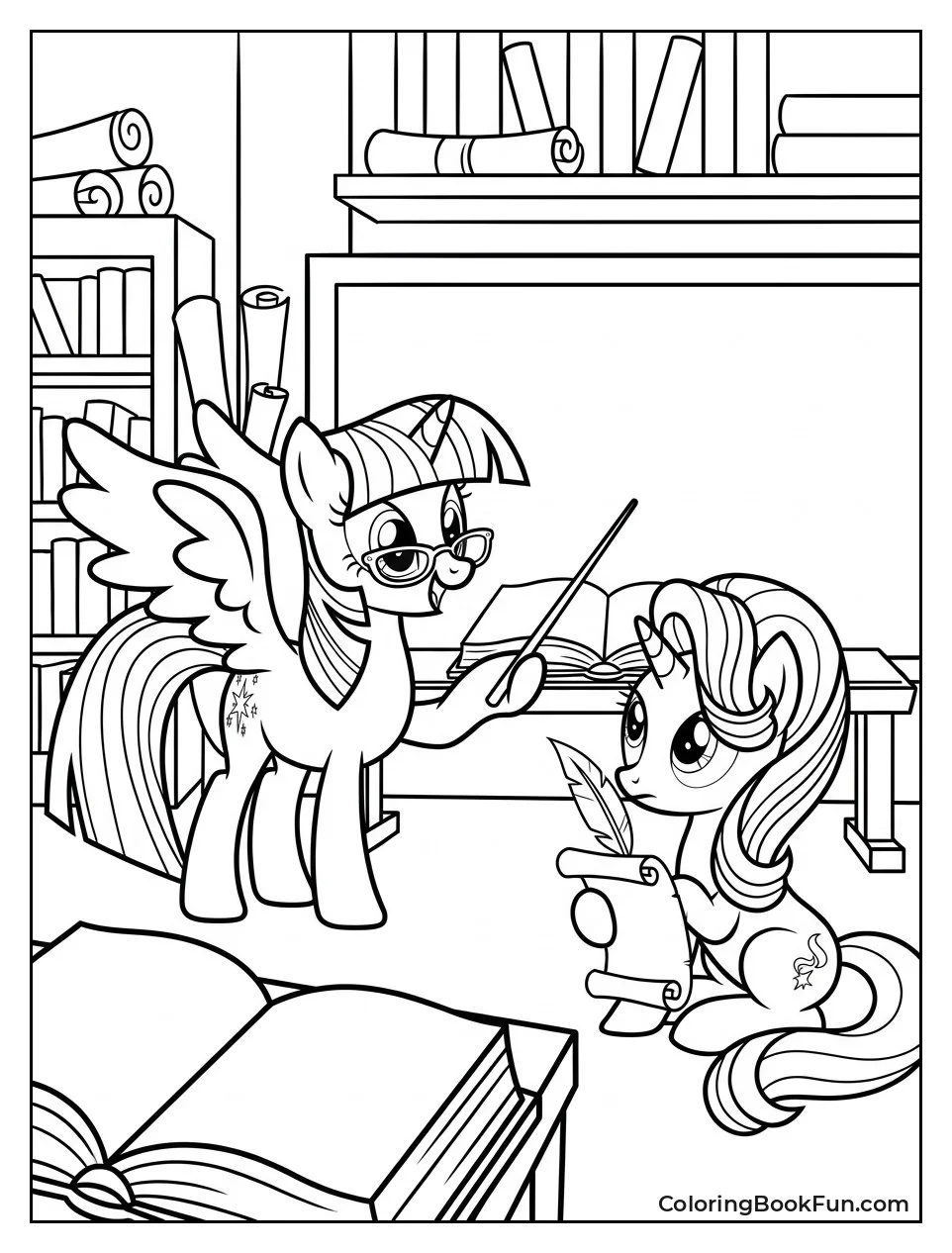 Twilight Teaching Starlight Glimmer Magic