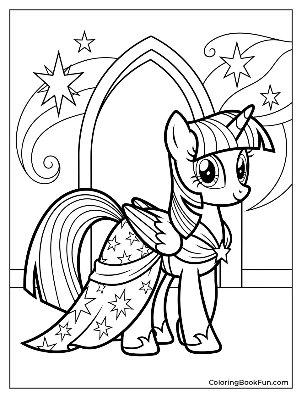 Twilight in Elegant Gala Gown