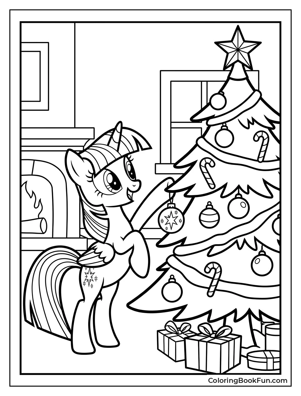 Twilight Decorating Hearth's Warming Tree