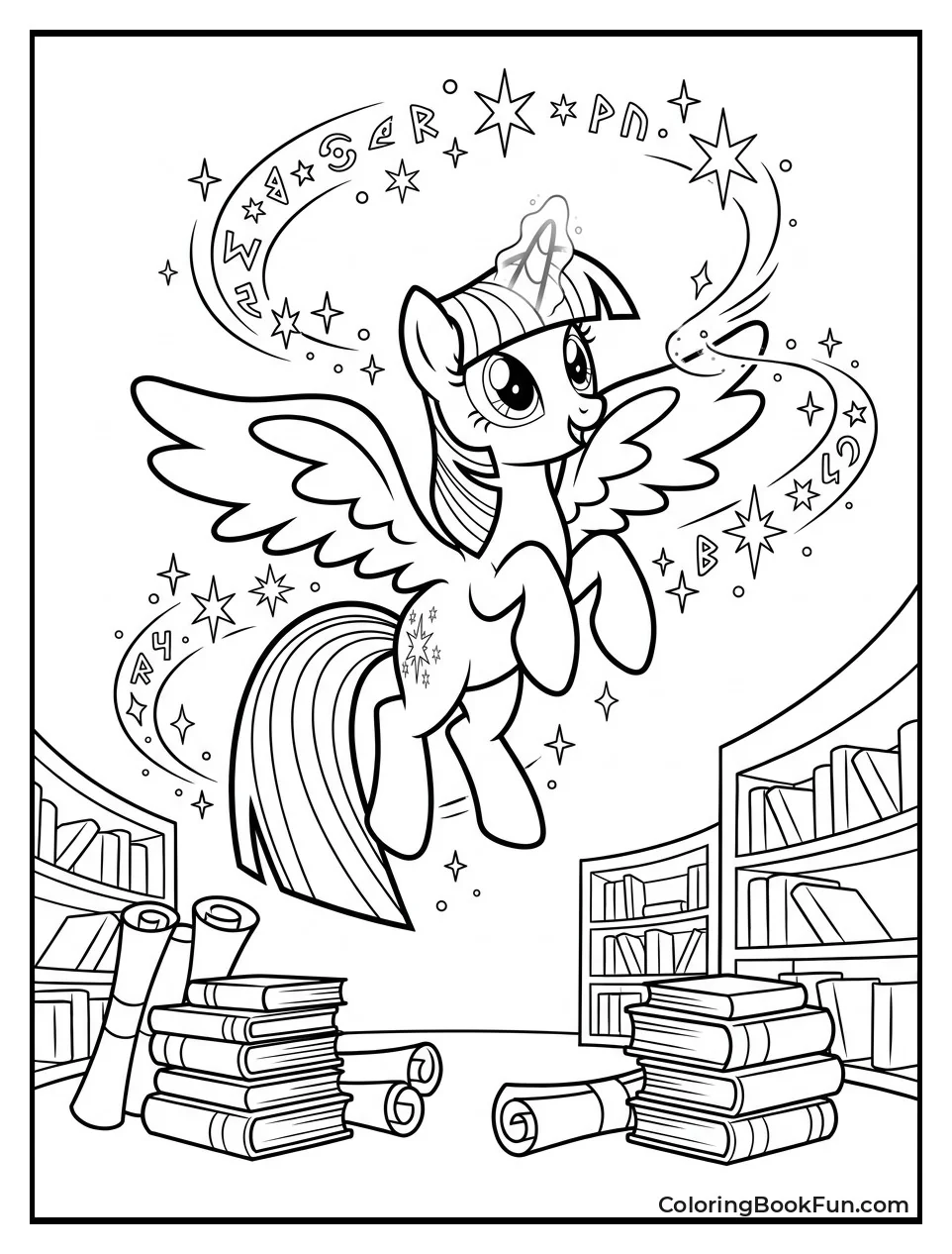 Twilight Casting Colorful Friendship Spell