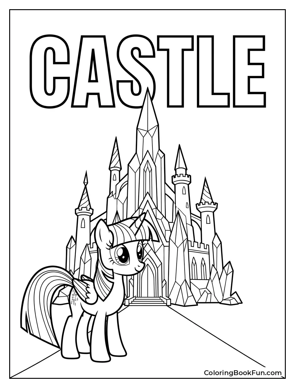 Twilight at Crystal Castle Door