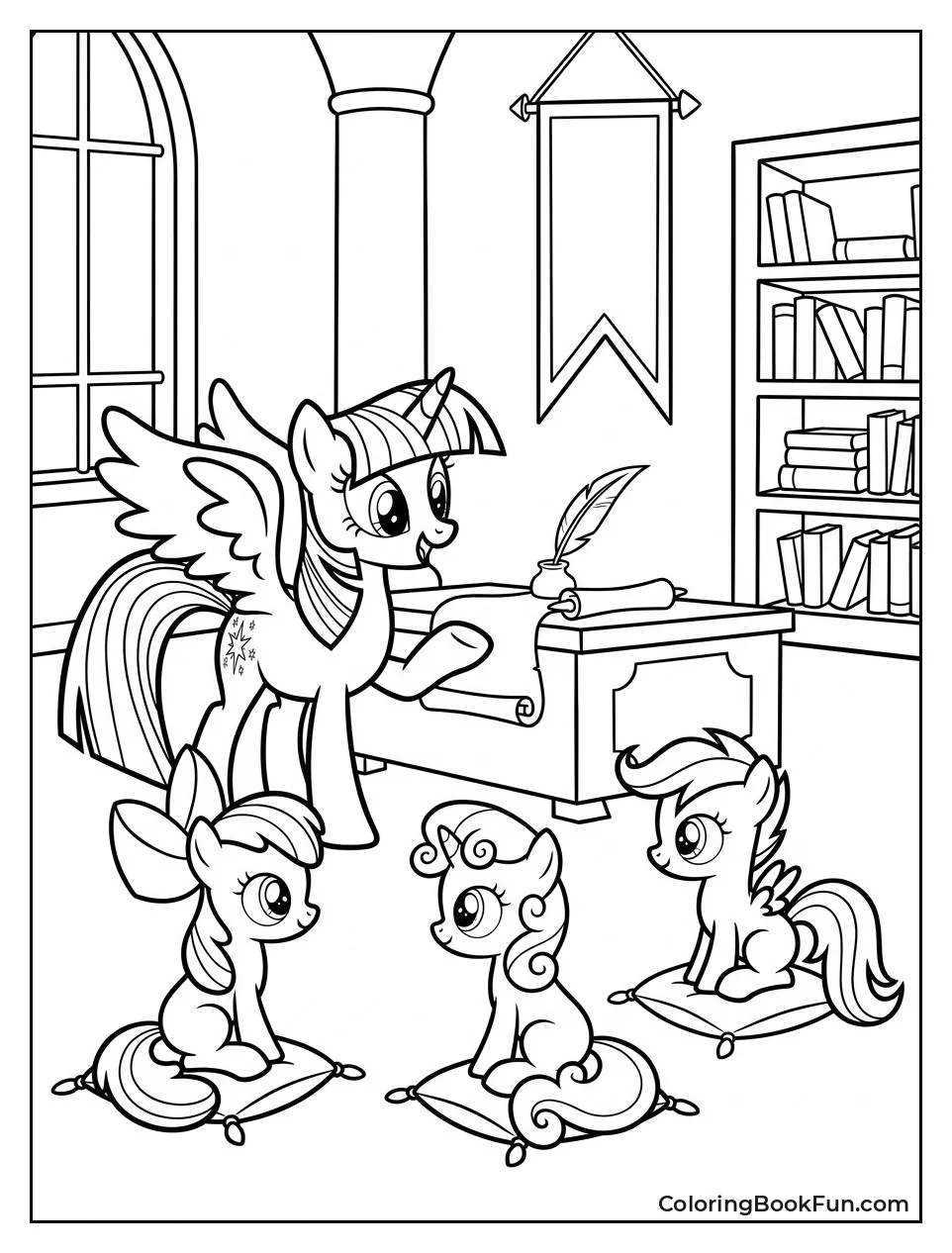 Twilight Helping Cutie Mark Crusaders