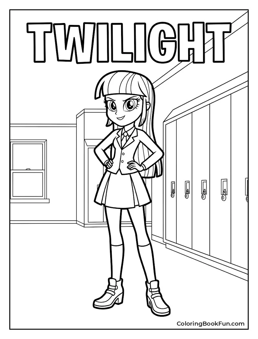 Human Twilight Posing in Uniform