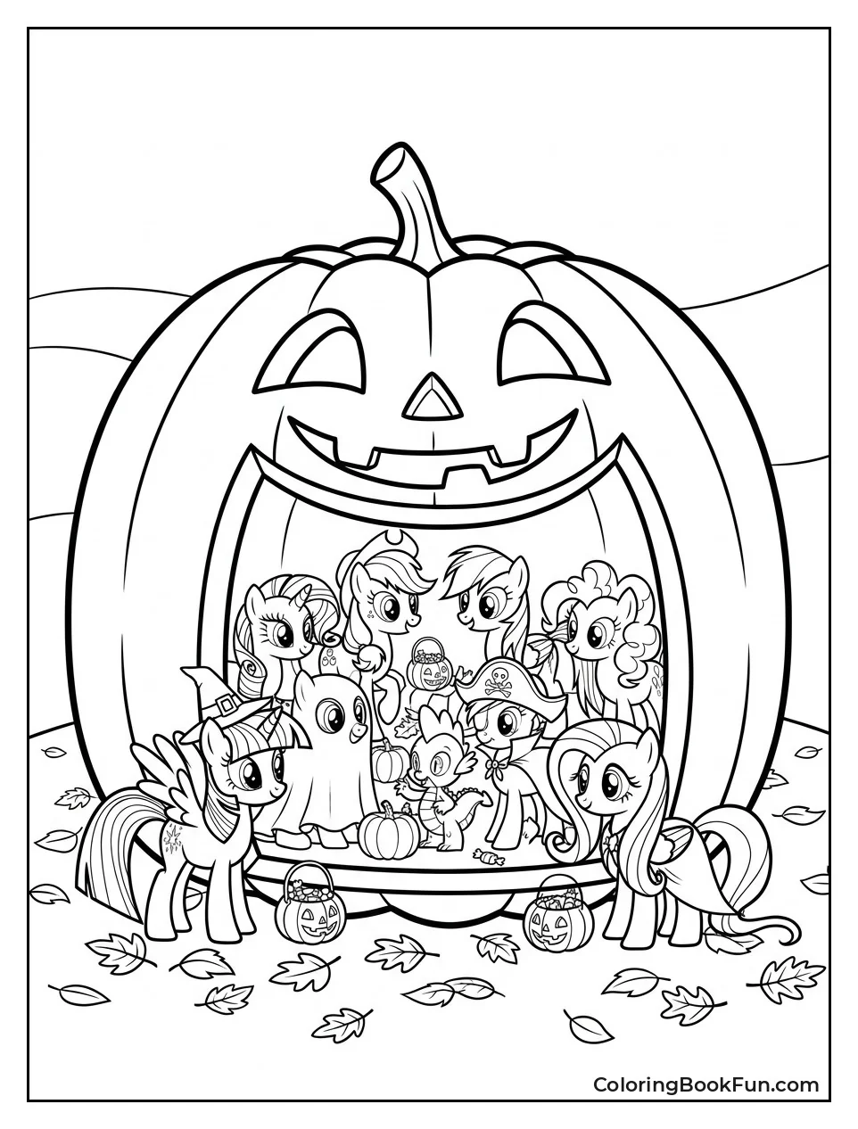 Twilight Inside Giant Jack O Lantern