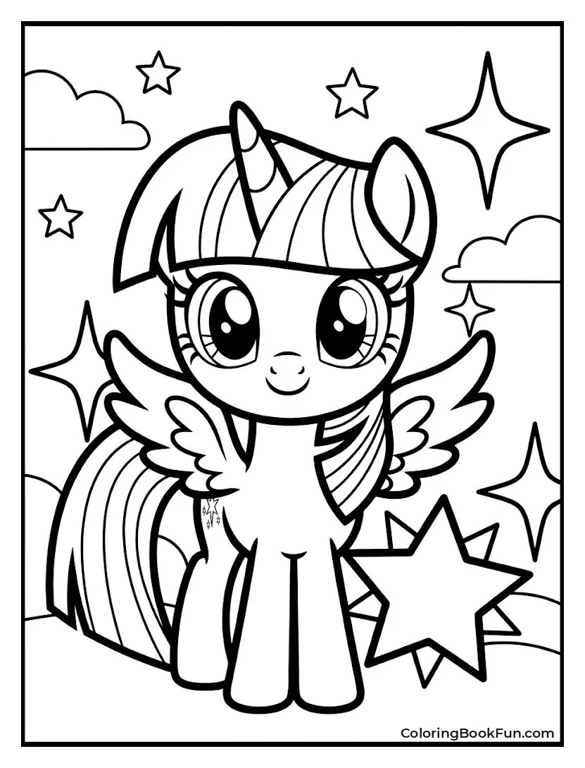 Cute Chibi Twilight with Sparkles
