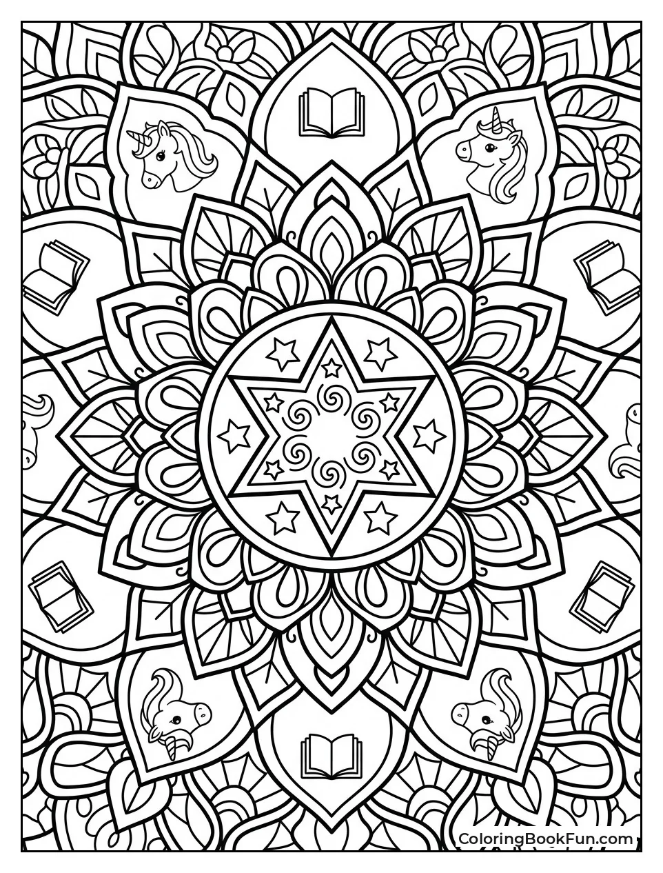 Mandala with Twilight Cutie Mark