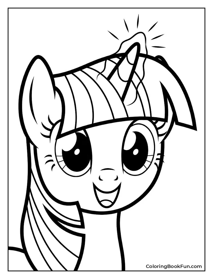 Close Up of Smiling Twilight