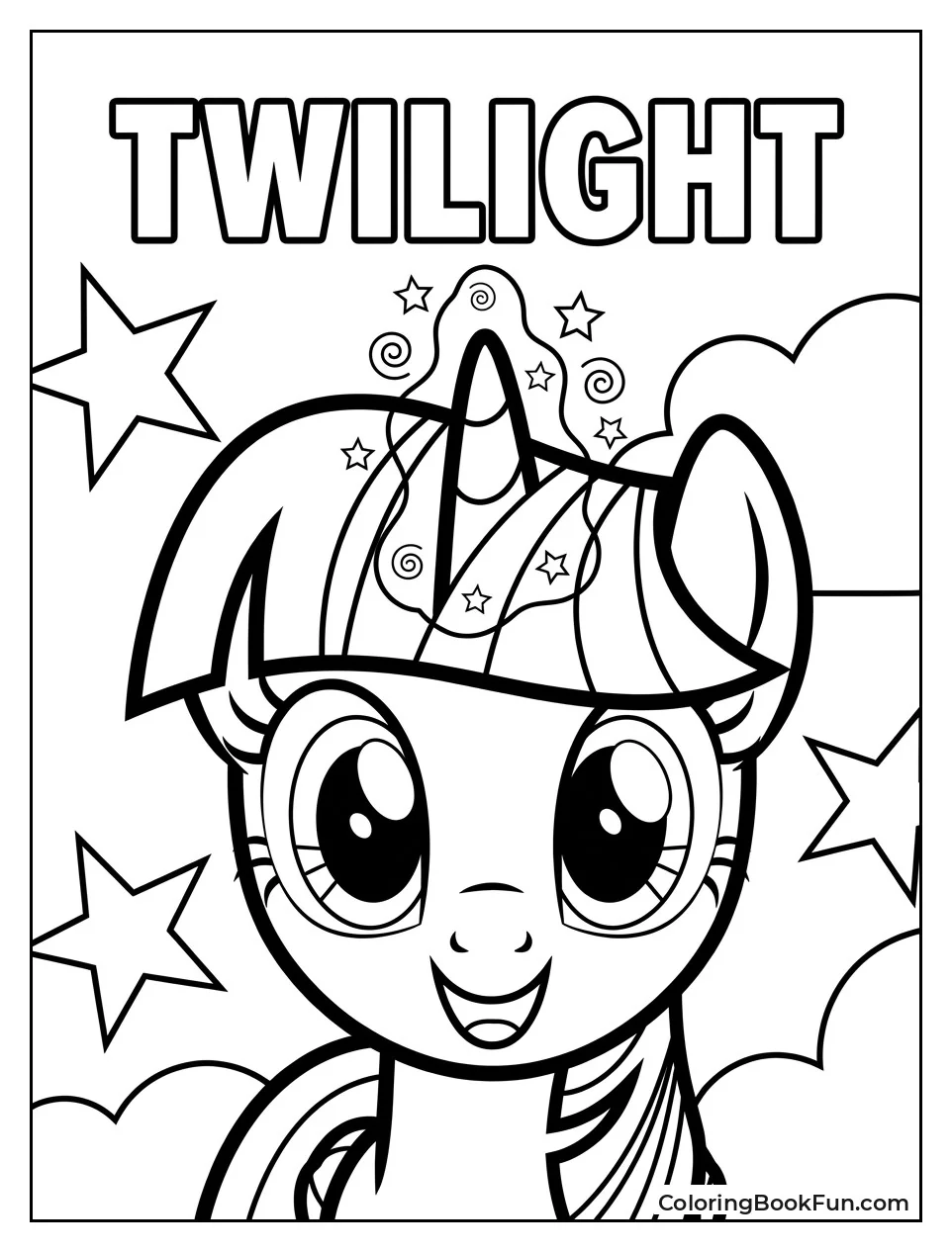 Close Portrait of Smiling Twilight