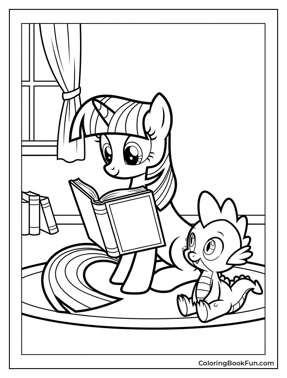 Twilight Reading Book with Spike