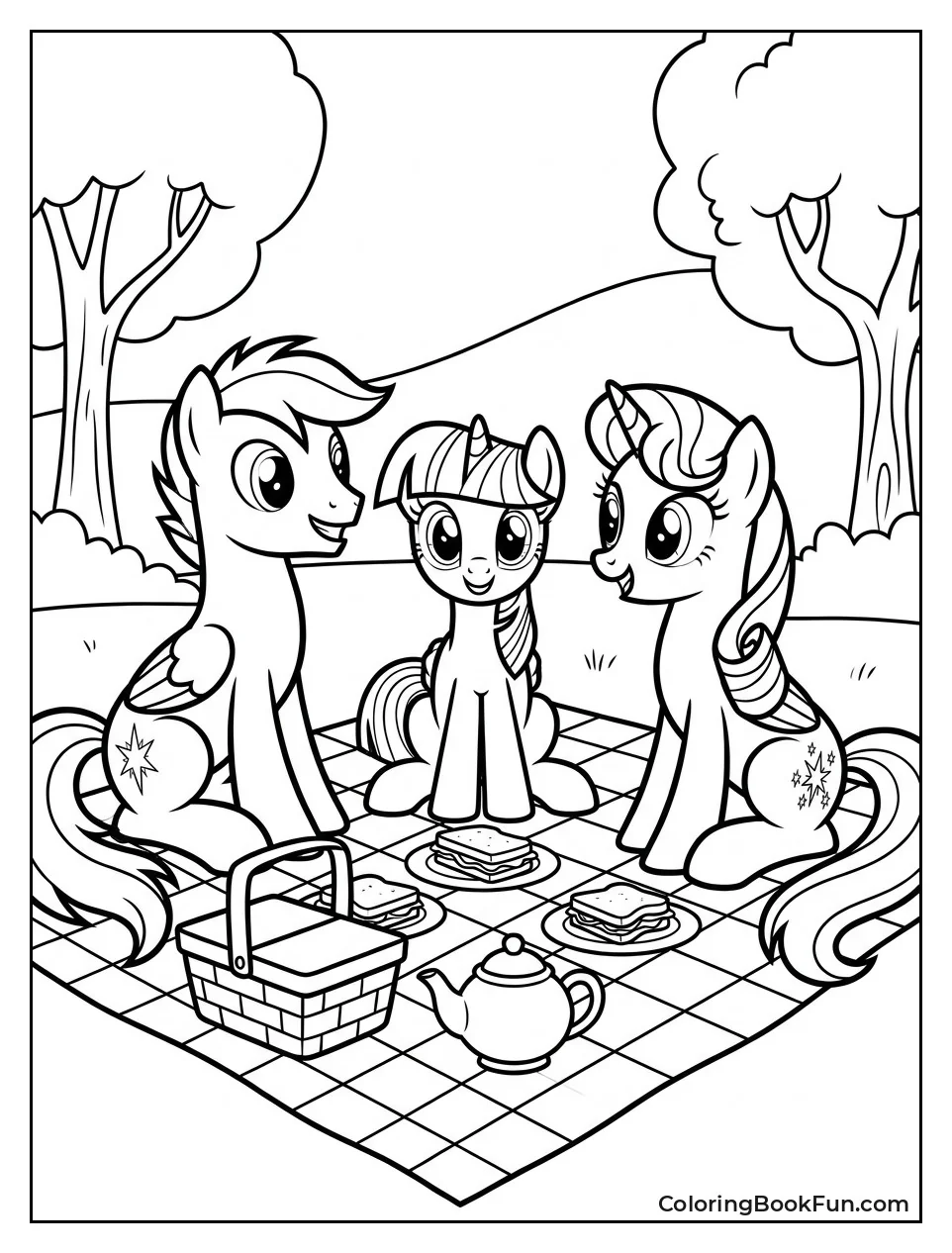 Twilight at Family Picnic