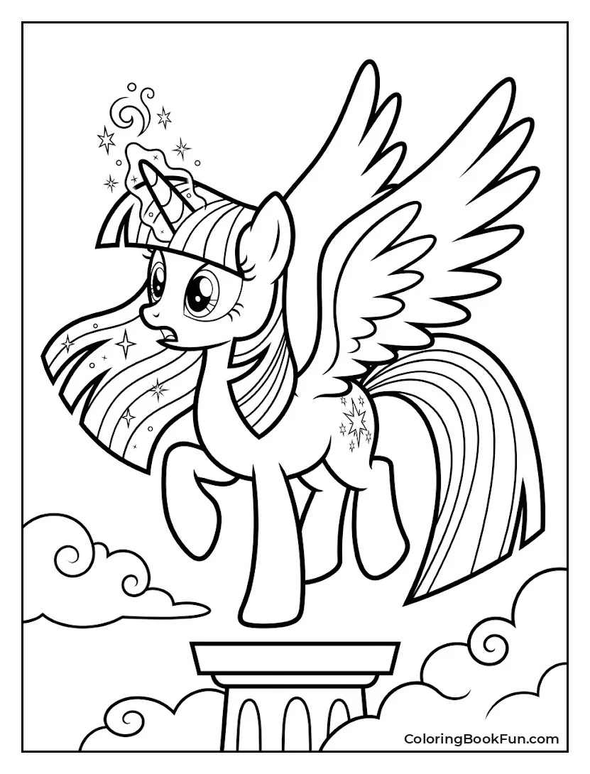 Twilight Transforming into Alicorn Princess