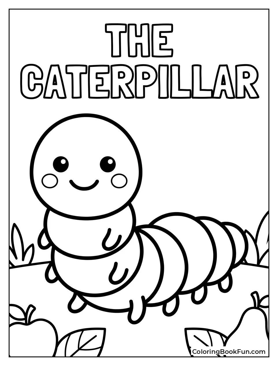Simple Portrait of the Caterpillar