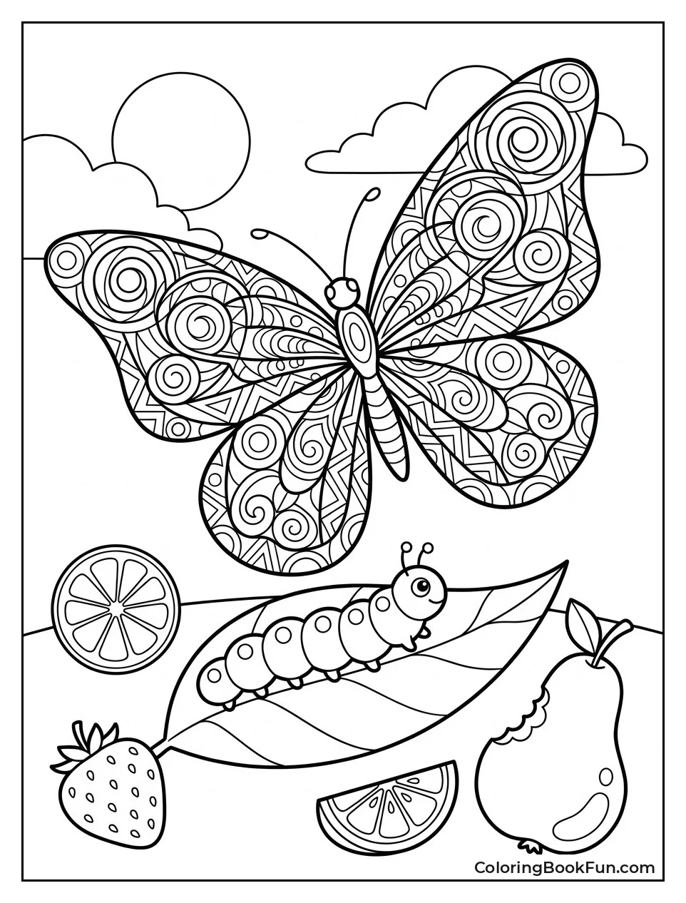 Detailed Patterns on Butterfly Wings