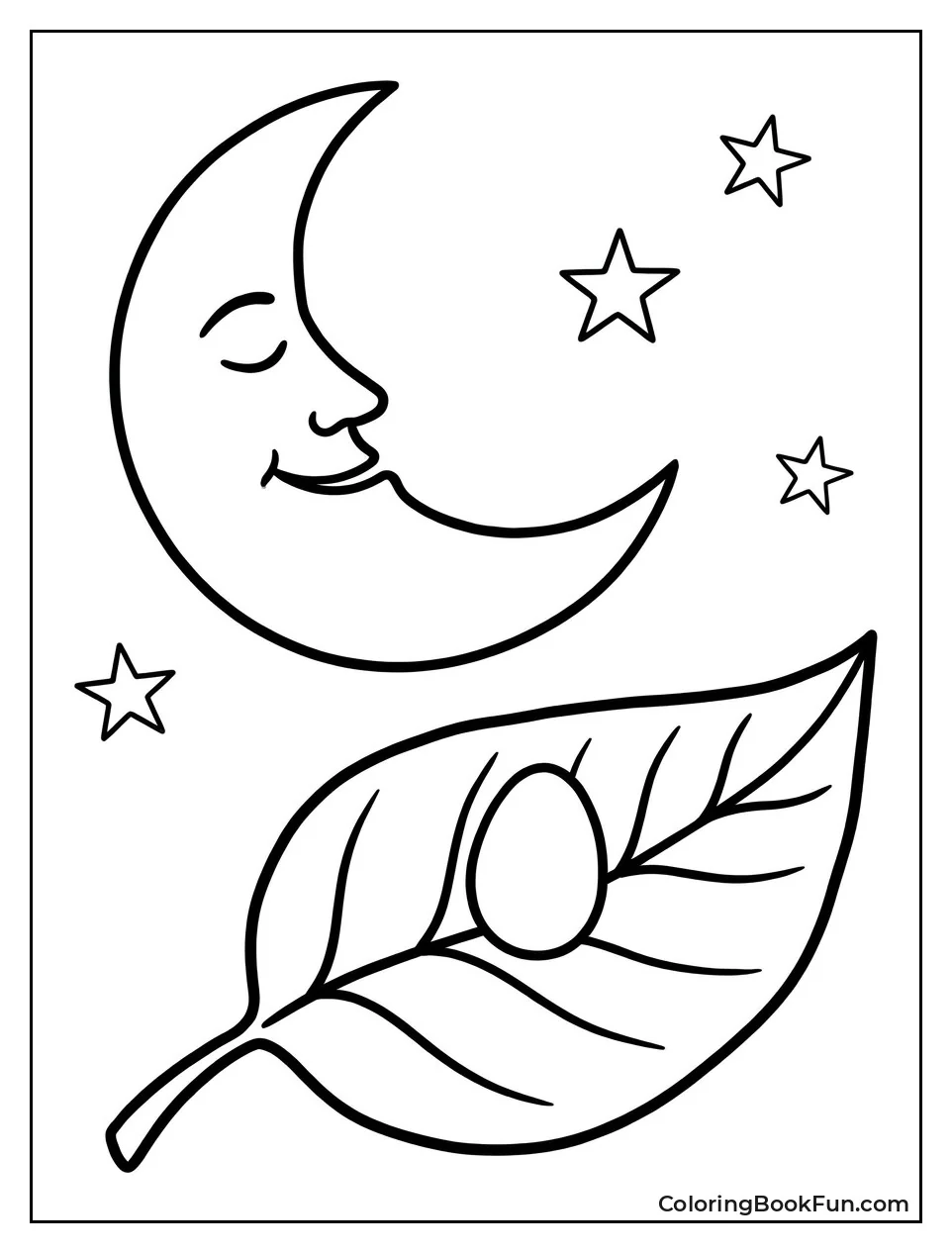 Moon Watching Over Tiny Egg