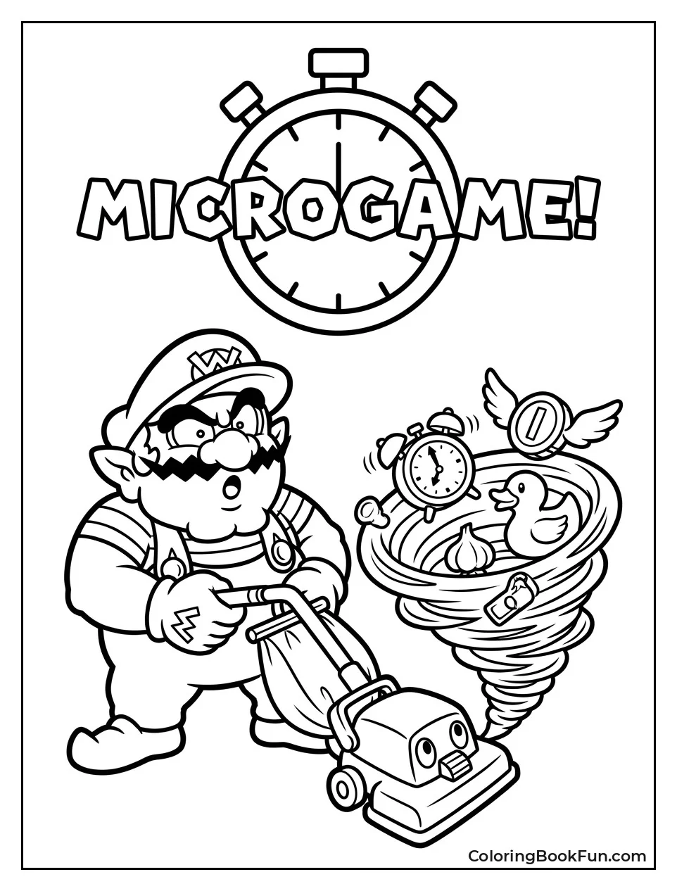 Wario Plays a Silly Game
