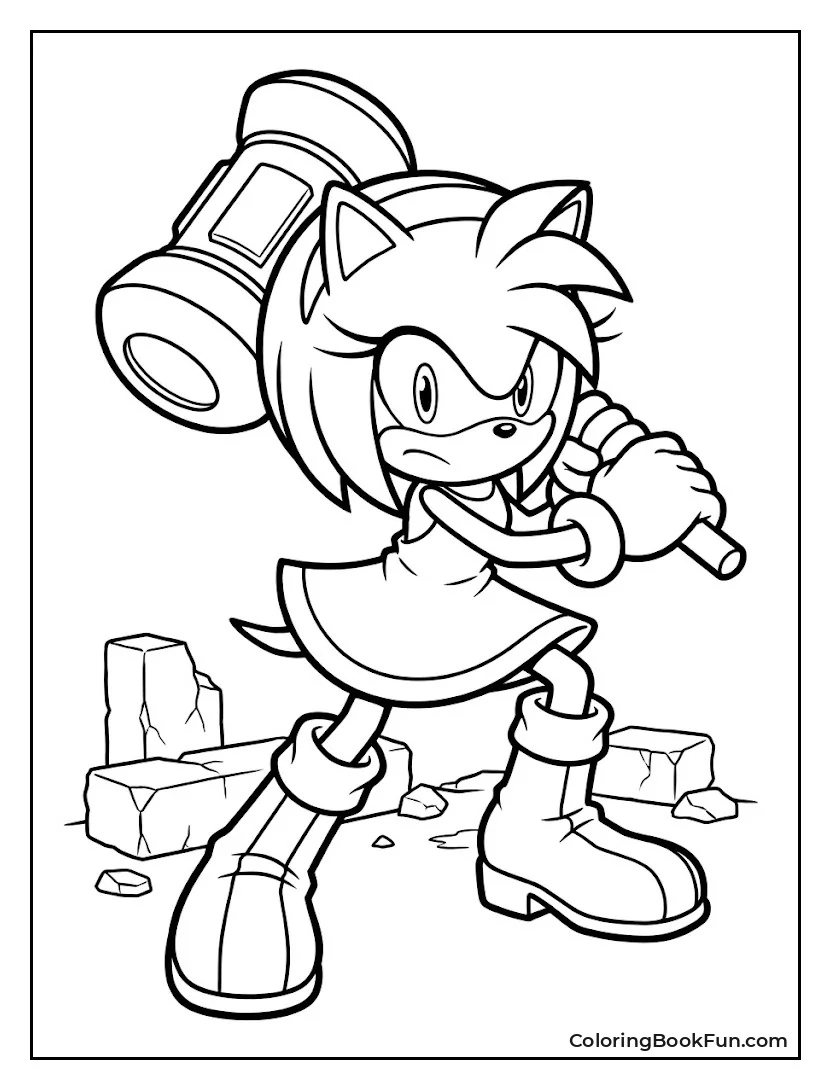 Warrior Amy Ready for Battle