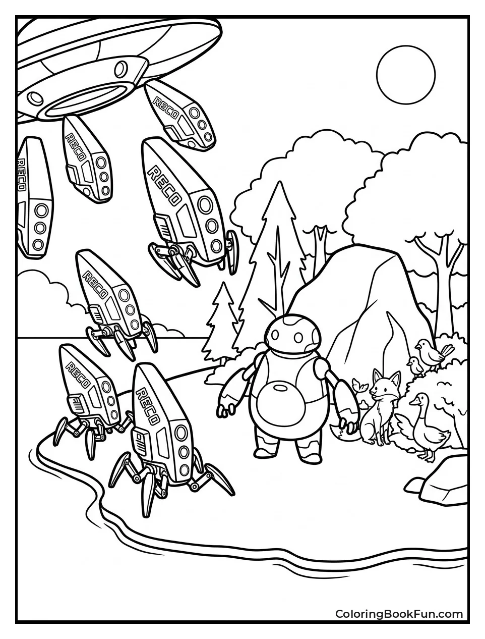 Roz Stands against Reco Robots