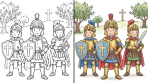 armor of god coloring pages