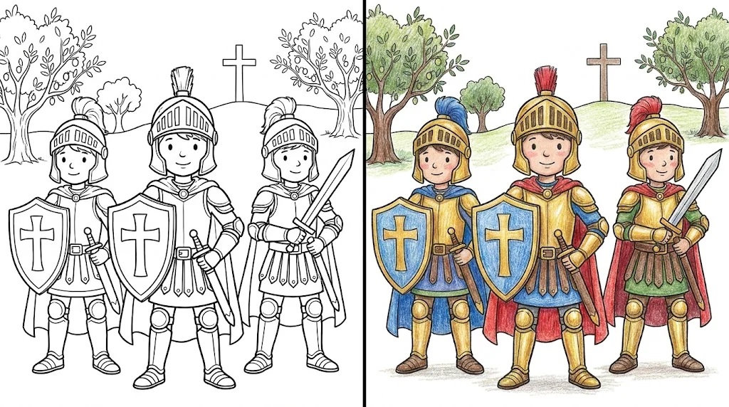 39 Armor Of God Coloring Pages (Free PDFs)