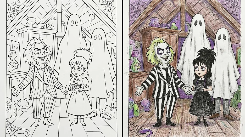 47 Beetlejuice Coloring Pages (Free PDFs)