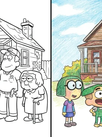 Big City Greens coloring pages