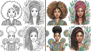 black girl coloring pages