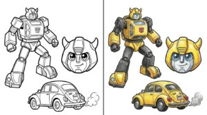 bumblebee coloring pages