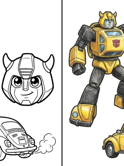 Bumblebee coloring pages