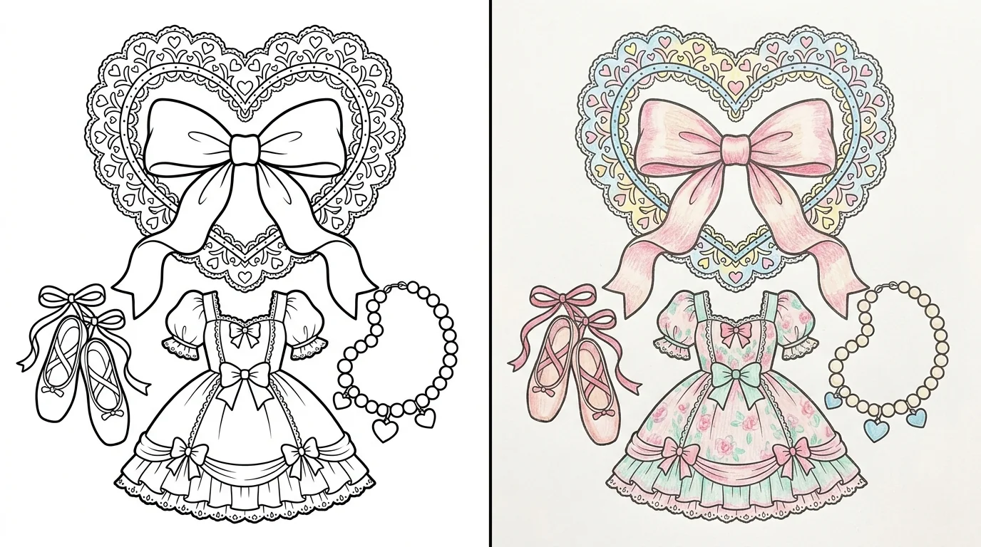 43 Coquette Coloring Pages (Free PDFs)