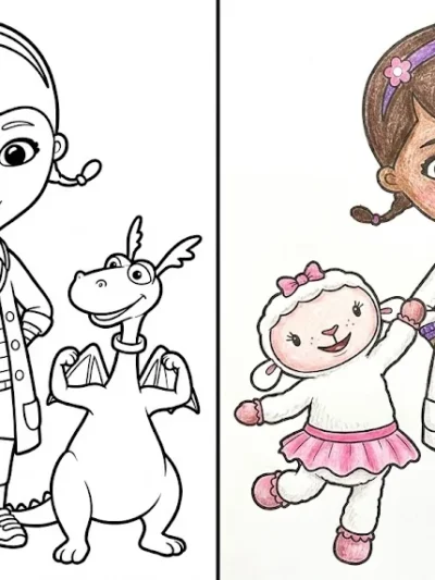 Doc Mcstuffins coloring pages