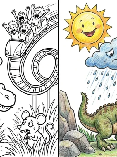 Feelings coloring pages