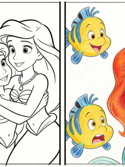 Flounder coloring pages