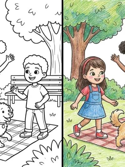 Friends coloring pages