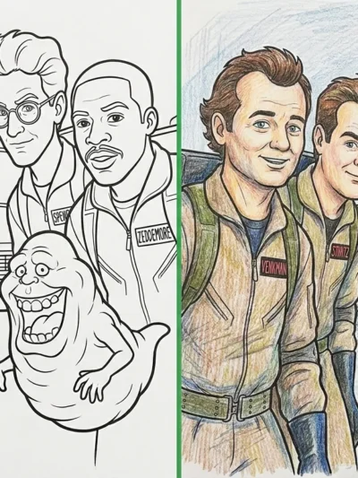 Ghostbusters coloring pages