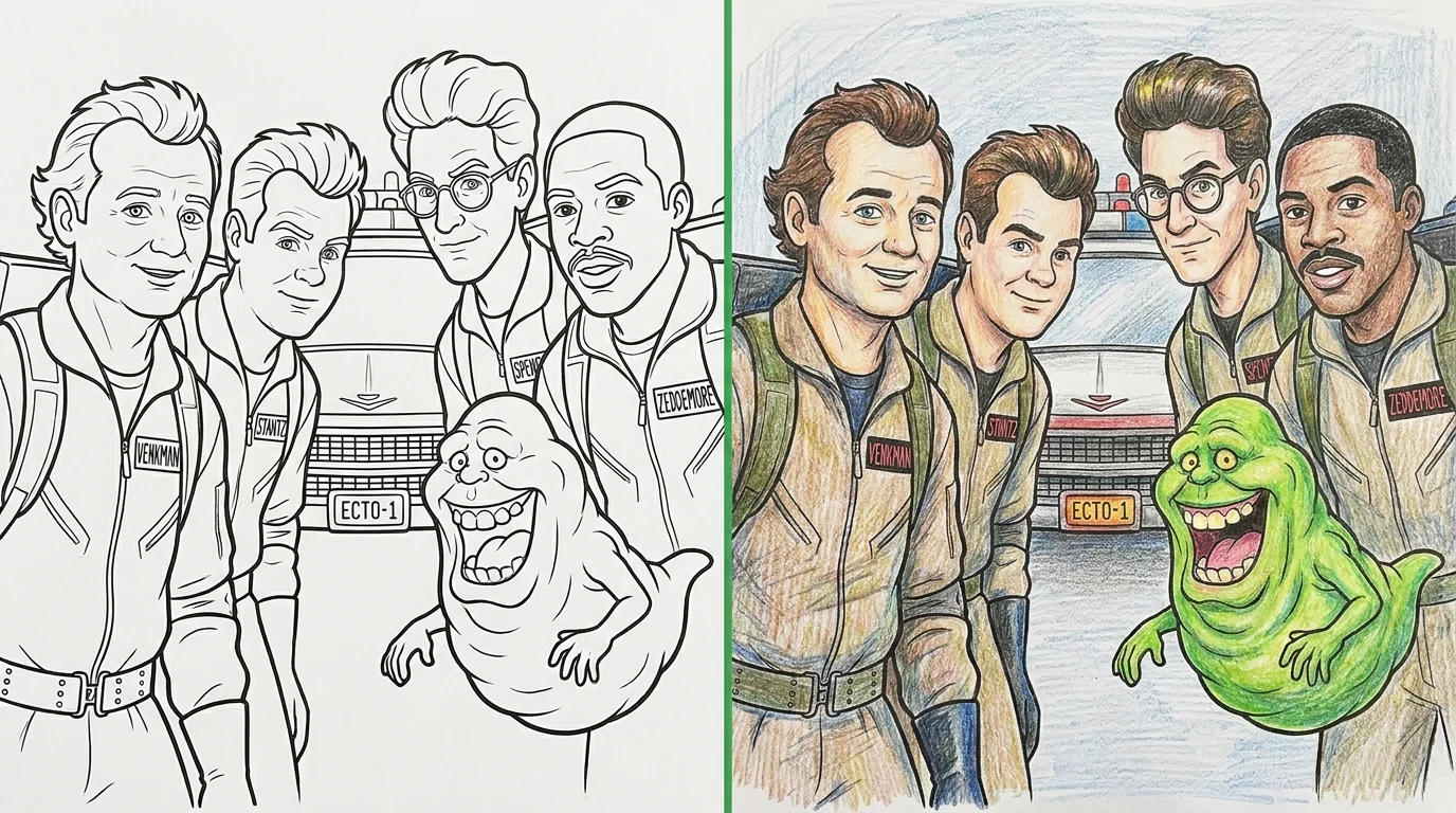 38 Ghostbusters Coloring Pages (Free PDFs)