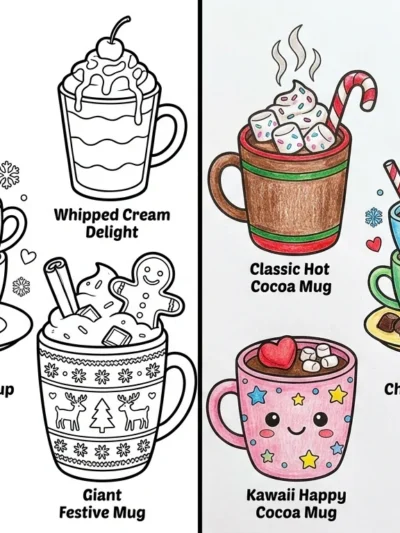 Hot Chocolate coloring pages