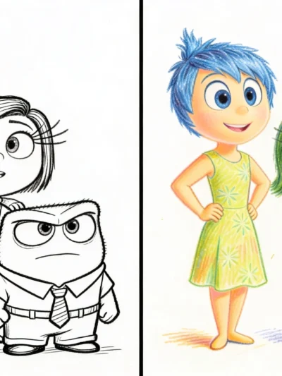 Inside Out 2 coloring pages