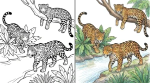 jaguar coloring pages