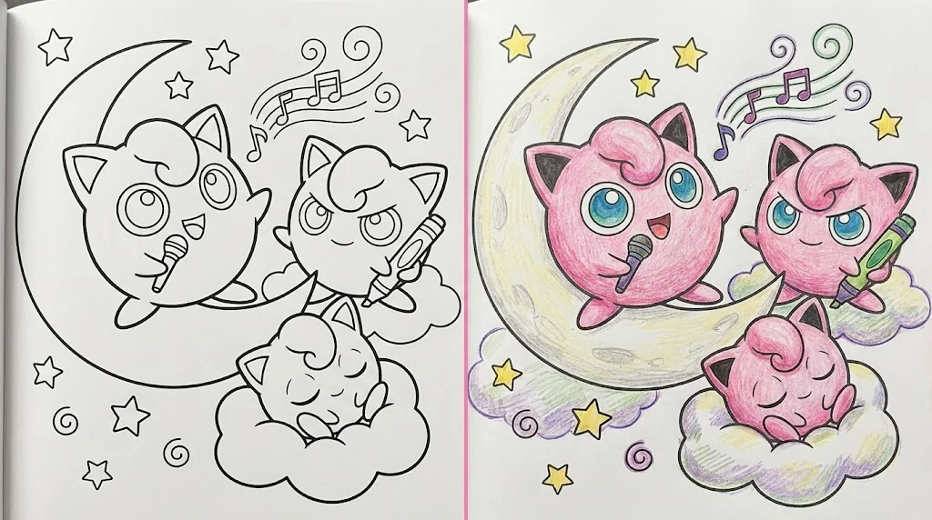 46 Jigglypuff Coloring Pages (Free PDFs)