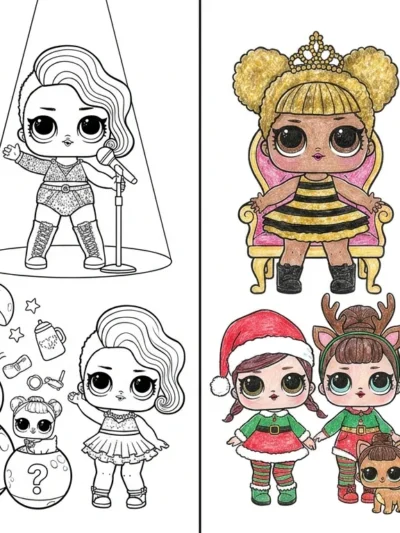 Lol Dolls coloring pages