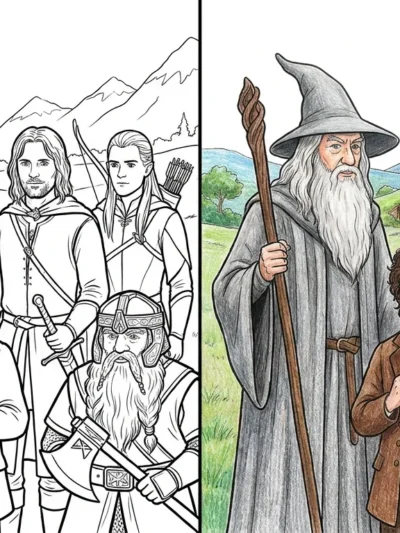 Lord Of The Rings coloring pages