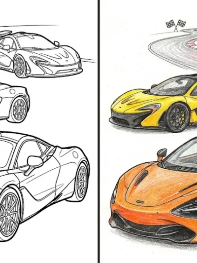Mclaren coloring pages